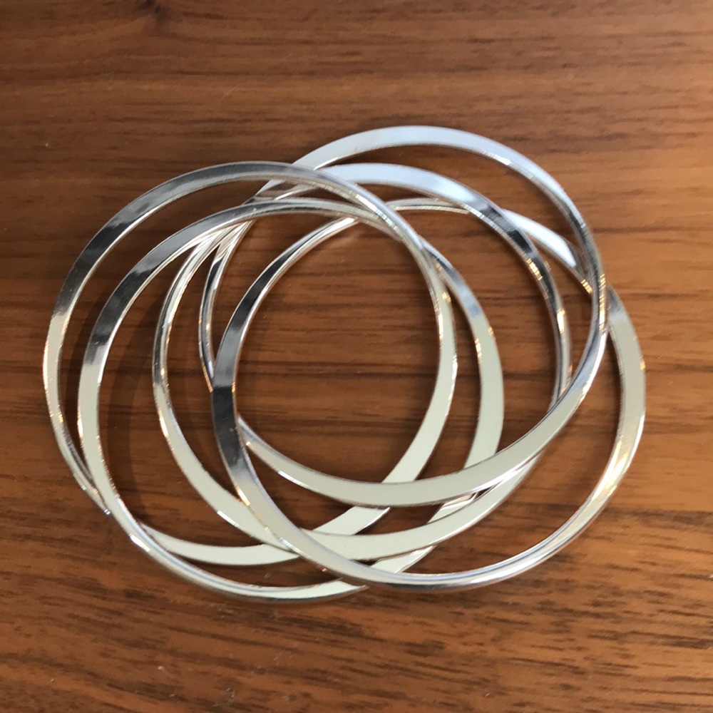 Silver tone bracelet